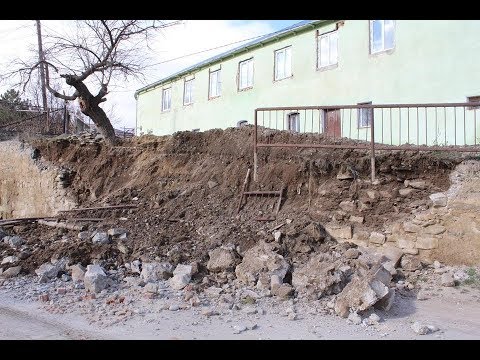 ატენში მეწყერი ჩამოწვა 31.01.2018